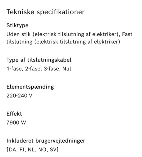 El til induktionskomfur