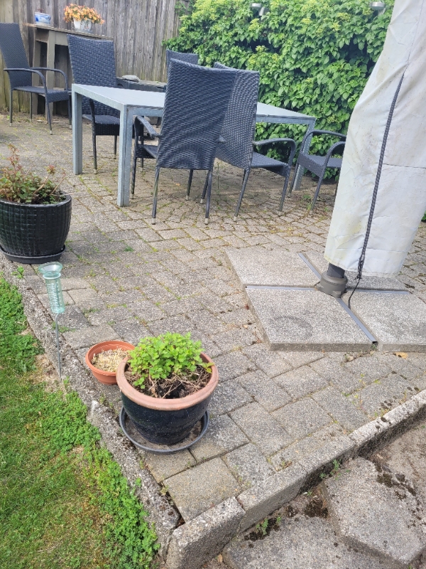 Omlægning af terrasse 25 m2