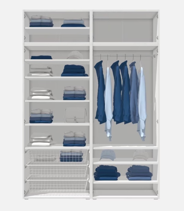 Samling af IKEA PLATSA skab