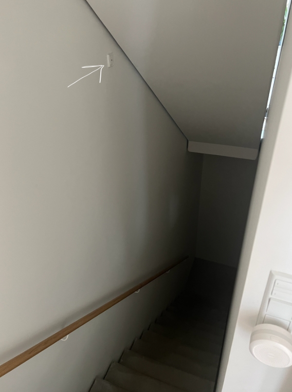 Loftlamper i Gange 5-6 meter til loftet. kræver trappestige.