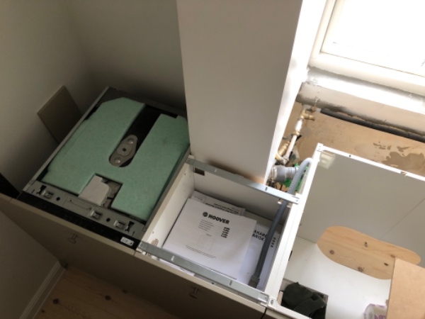 Tilslutning af opvaskemaskine