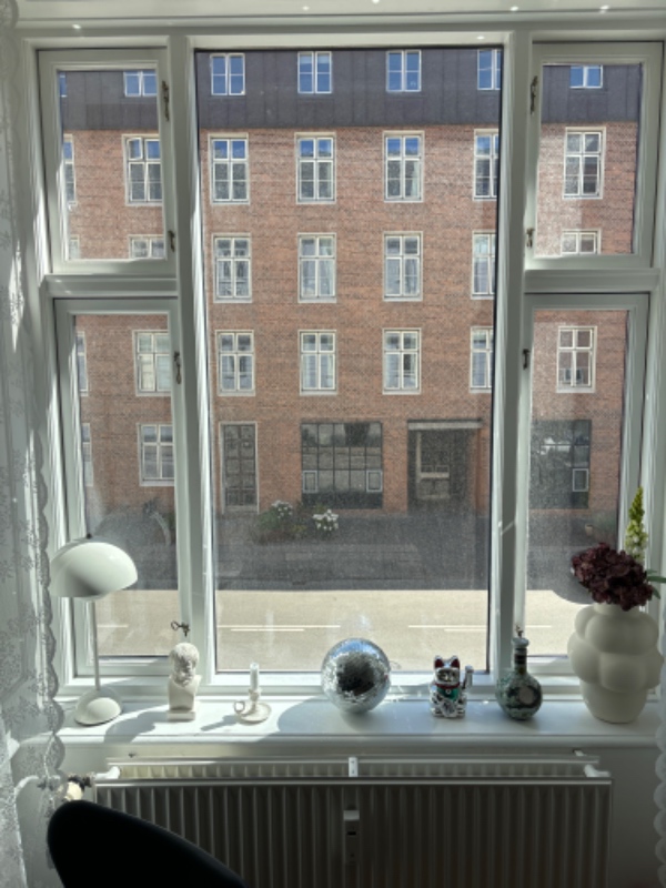 Vinduespudsning af 3 store vinduer