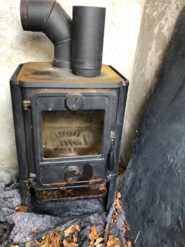 Kør brændeovn væk