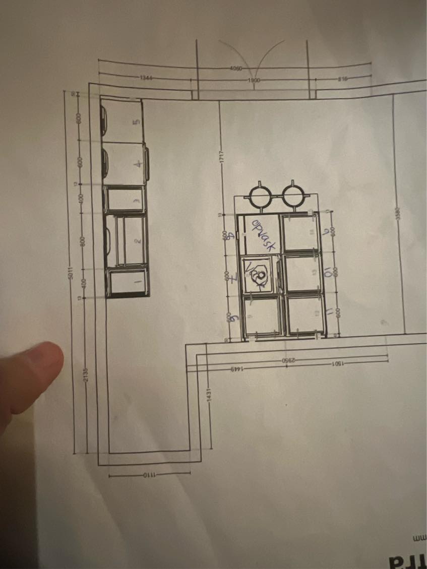 Montering af allerede samlet køkken