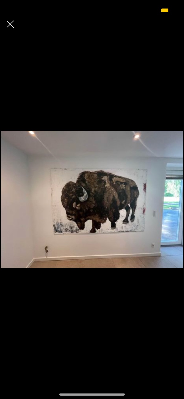 Samle et bord og hængt 2 billeder op (store)