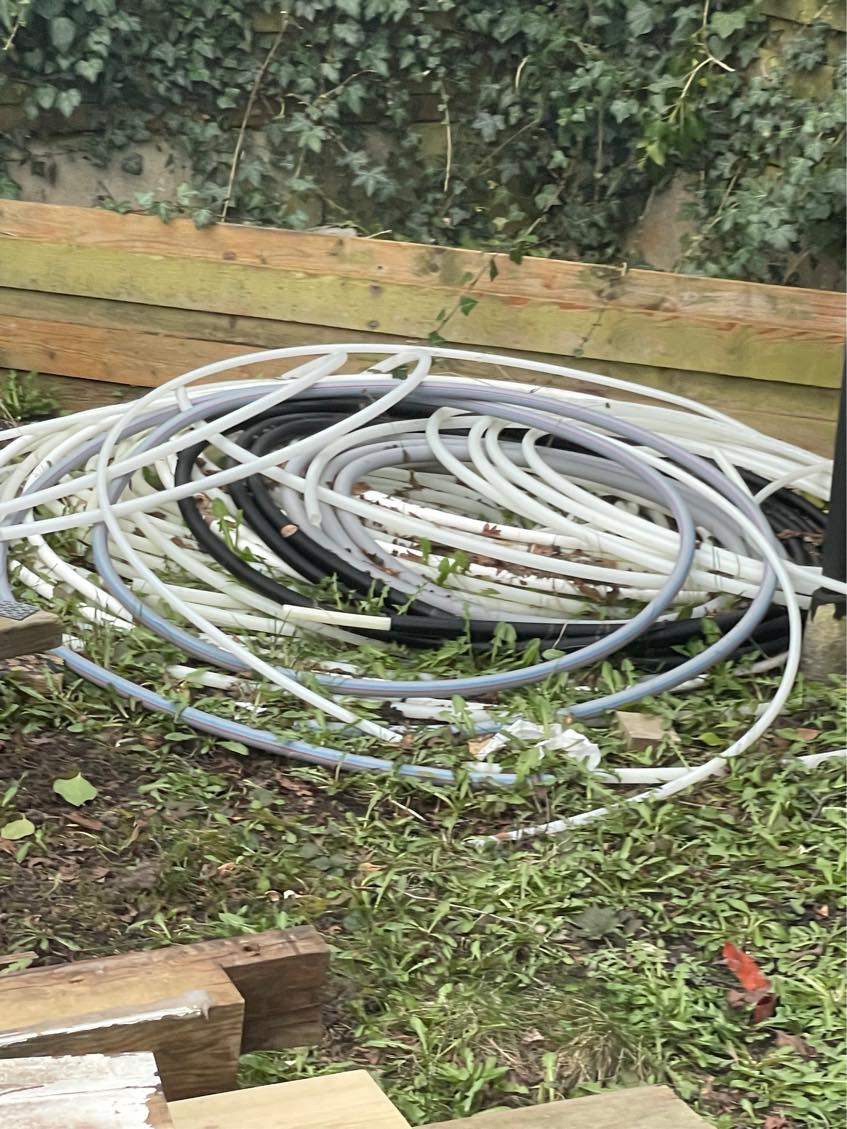 Have smidt byggeaffald ud