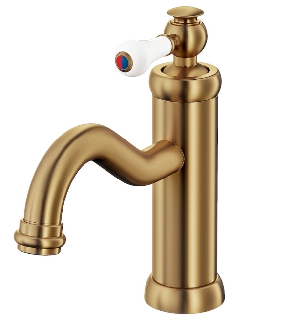 Montering af ny bruser og blandingsbatteri