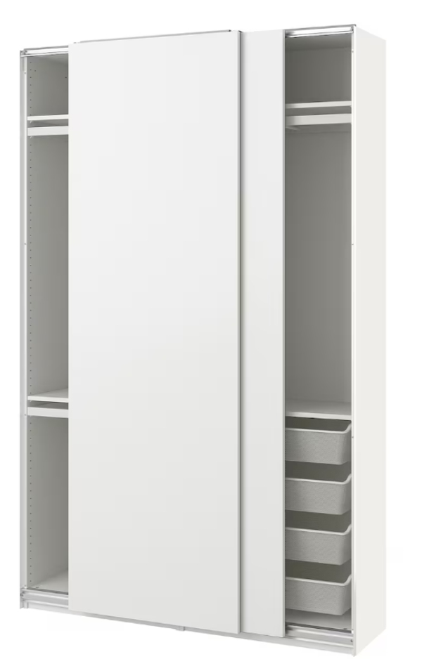 Samle to PAX skabe fra Ikea. H: 236, B: 200, D: 44 X 2