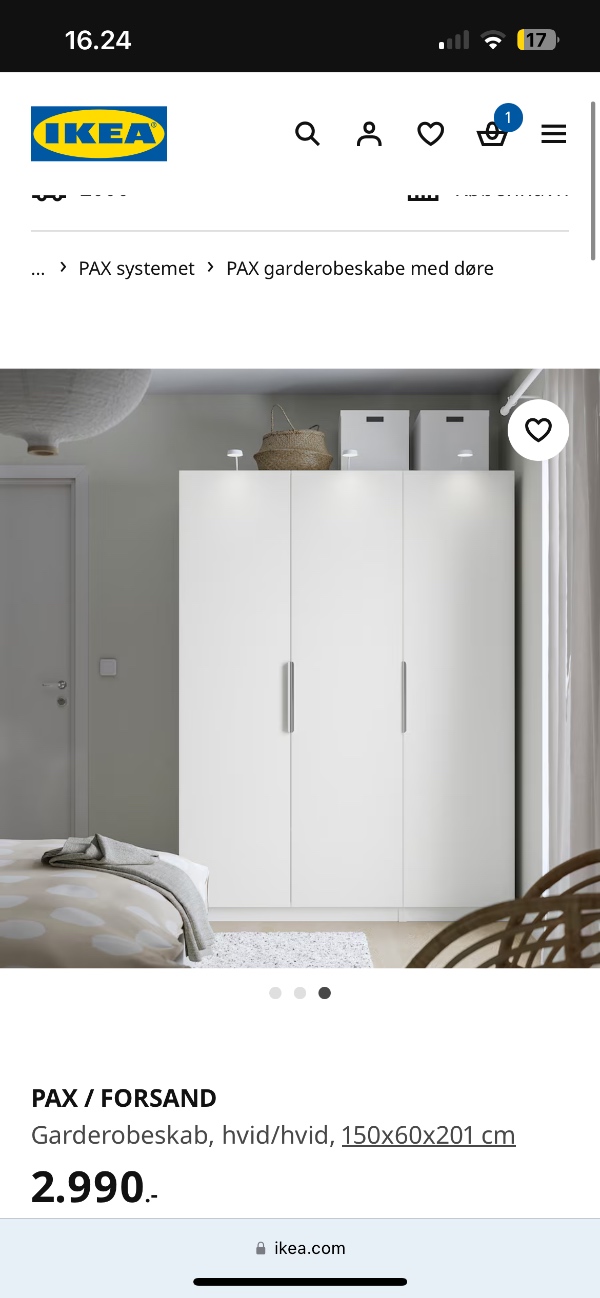 Samle/bygge IKEA pax skab 150x200cm. Ophængning af lampe i soveværelse, entré og depotrum. Bore gardinskinne fast på loft i stue og soveværelse