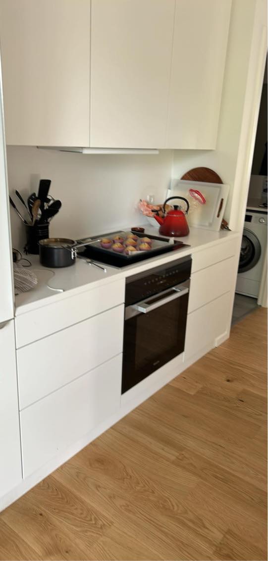 Afmontering af to køkkenplader