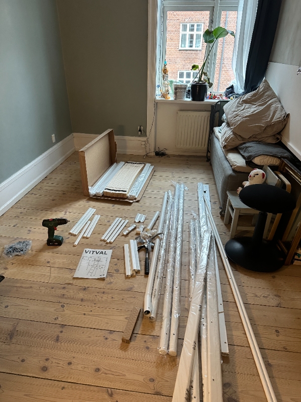 Opsamling af Ikea Vitval højseng