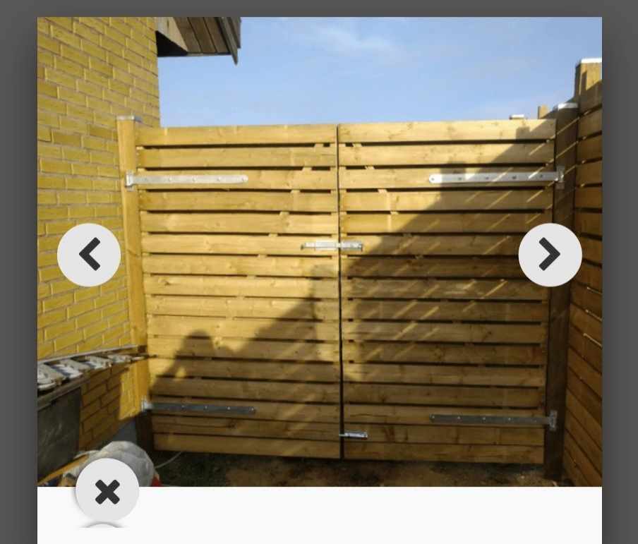 Opsætning af 2 havelåger