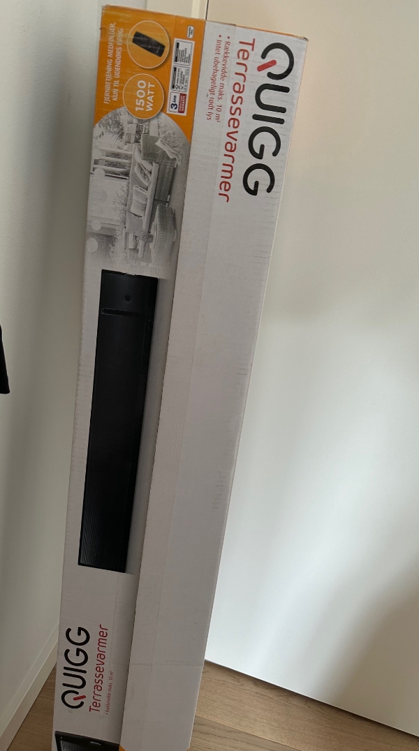 Samling af el-terrassevarmer