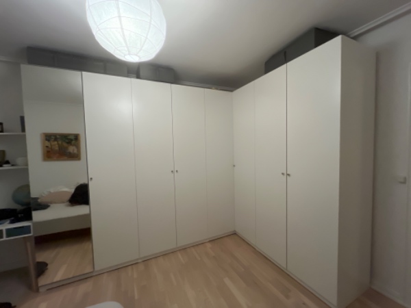 nedtagning, transport og opsætning af PAX skab