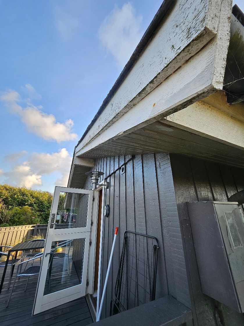 Maling af udhæng på sommerhus