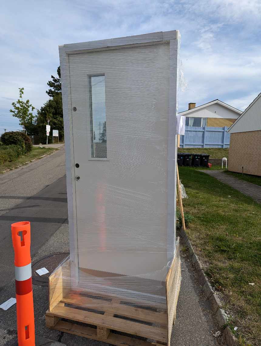 Udskiftning af hoveddør