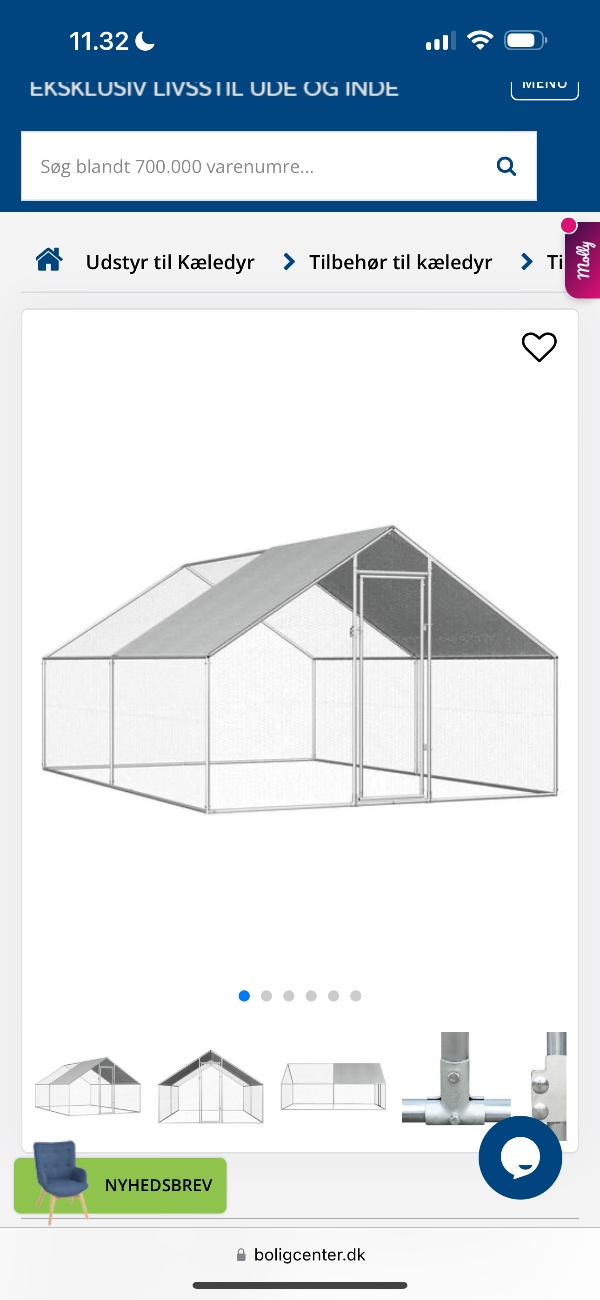 Samling støbning og opsætning af følgende