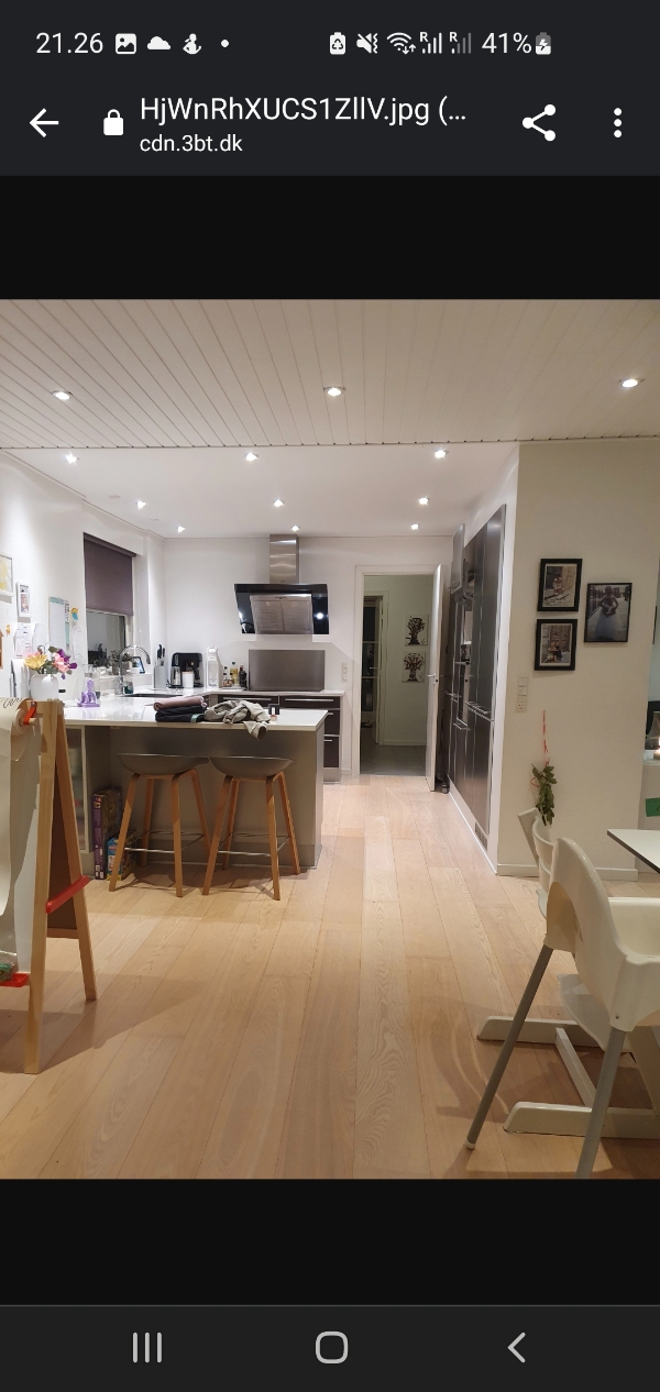 Gulvvarme i køkkenalrum ca. 50m2 - BYD