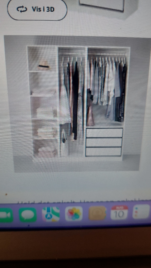 Montering af pax klædeskab, skosbab og ophængning af tv, spejl og skosbab.