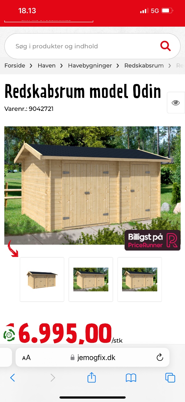 Nedtagning skur og opførelse nyt skur