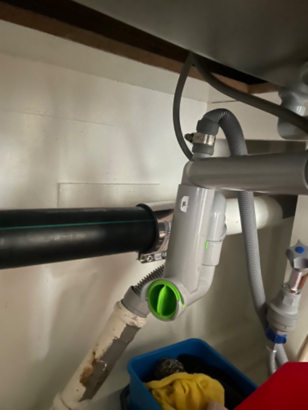 Tilslutning af opvaskemaskine