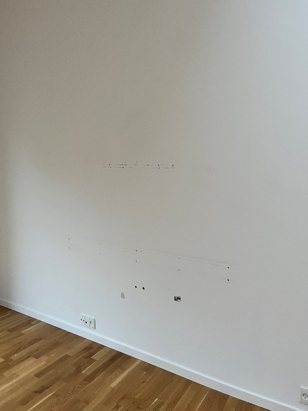 Maling og fiks af huller i vægge