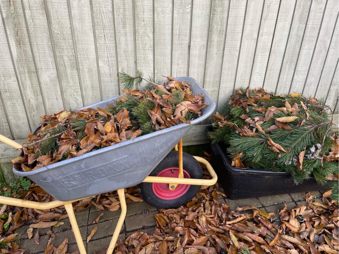 Køre haveaffald bort