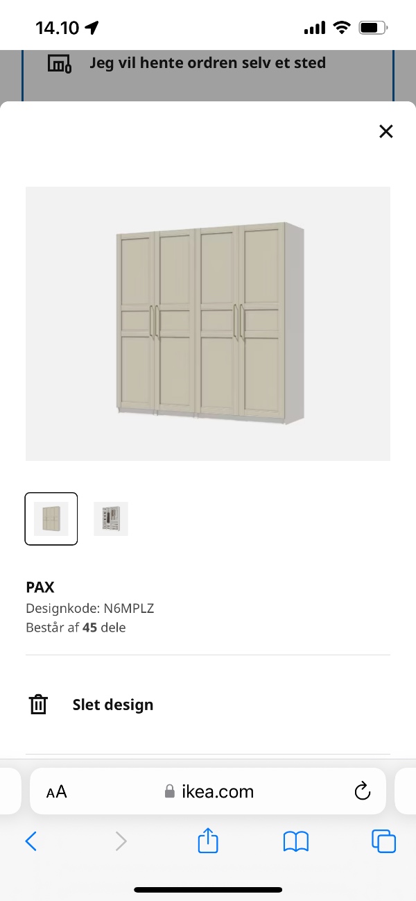 Ikea Pax-skab