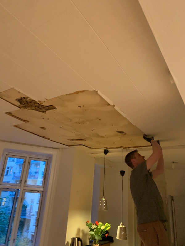 Gipslofter på ca. 40 kvm