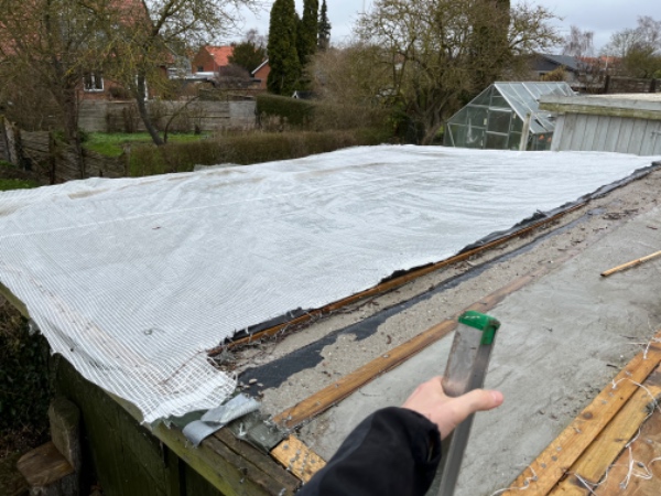 Nyt tag på skur - Roskilde