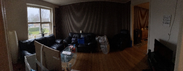 Hovedrengøring af 85 kvm lejlighed. samt oprydning i køkken.