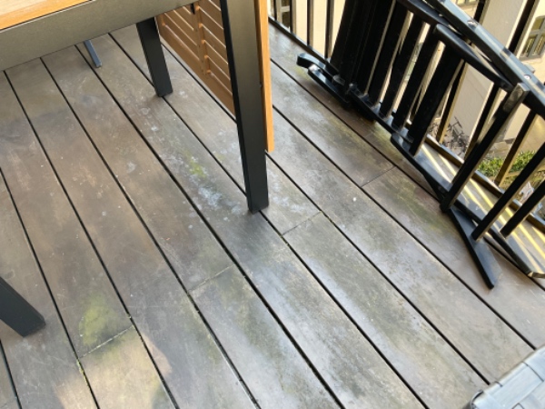 Rengøring og oliering af altan