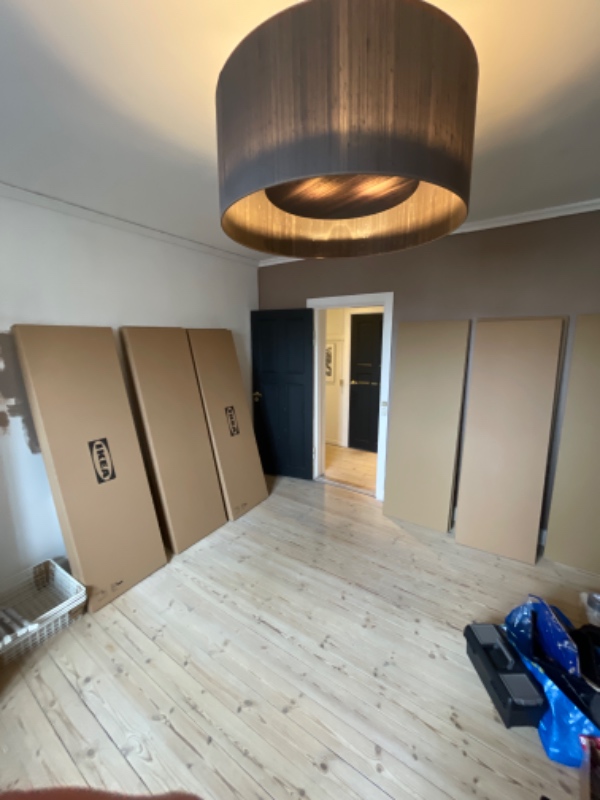 Samle IKEA klædeskab (7 låger)