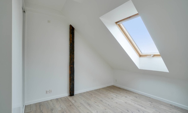 Maling af taglejlighed