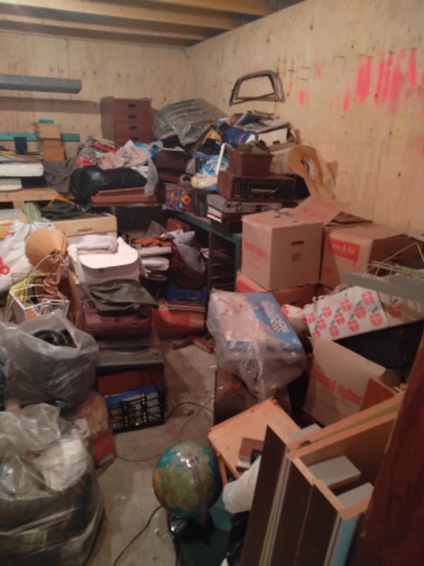 Afrydning af 40kvm storskrald og andet skrald