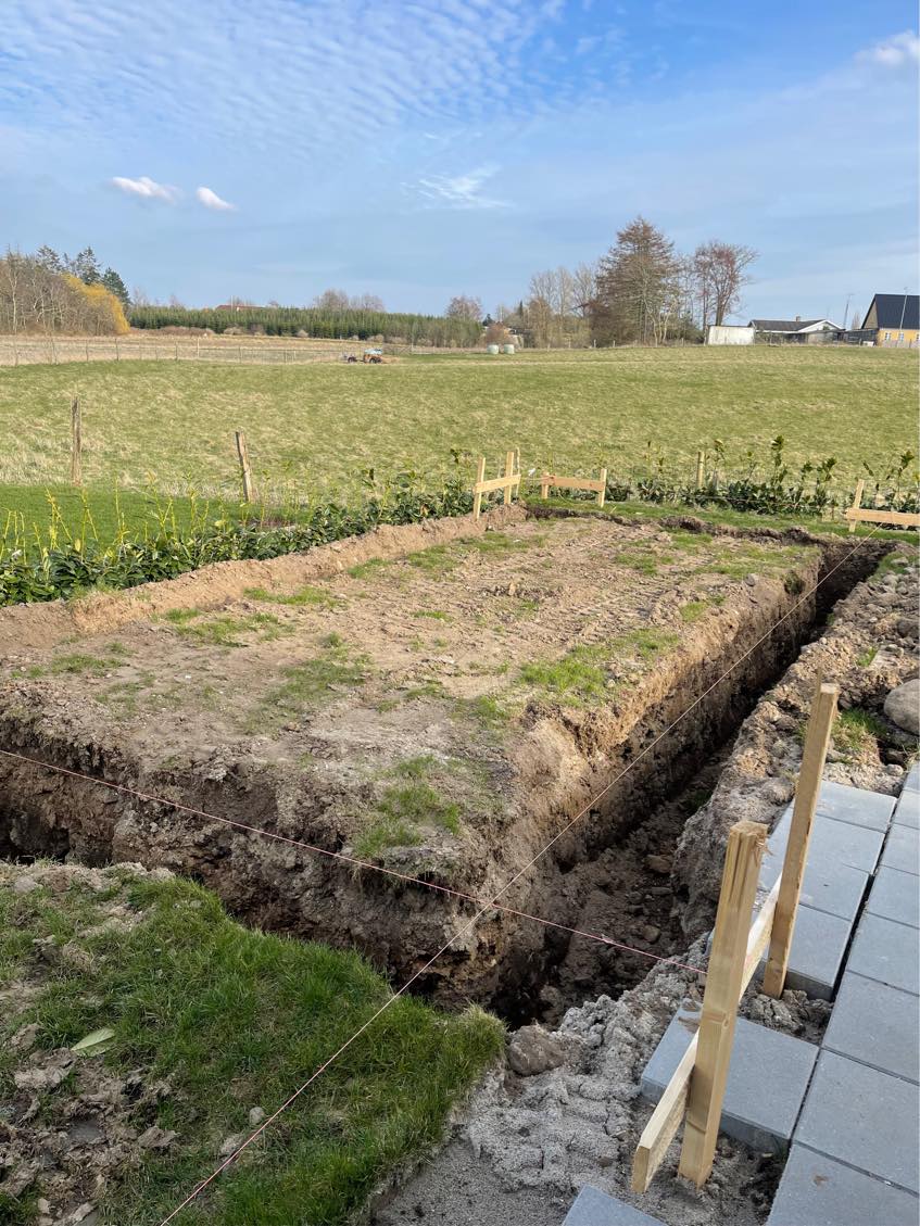 Opførelse af isoleret skur