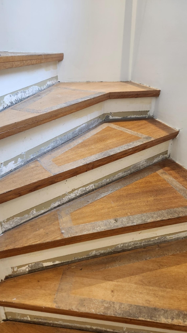 Slibning af trappetrin