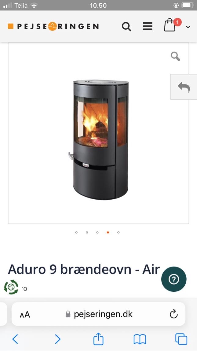 Montering af brændeovn