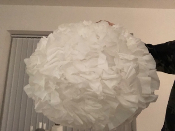 Ophængning af to lamper