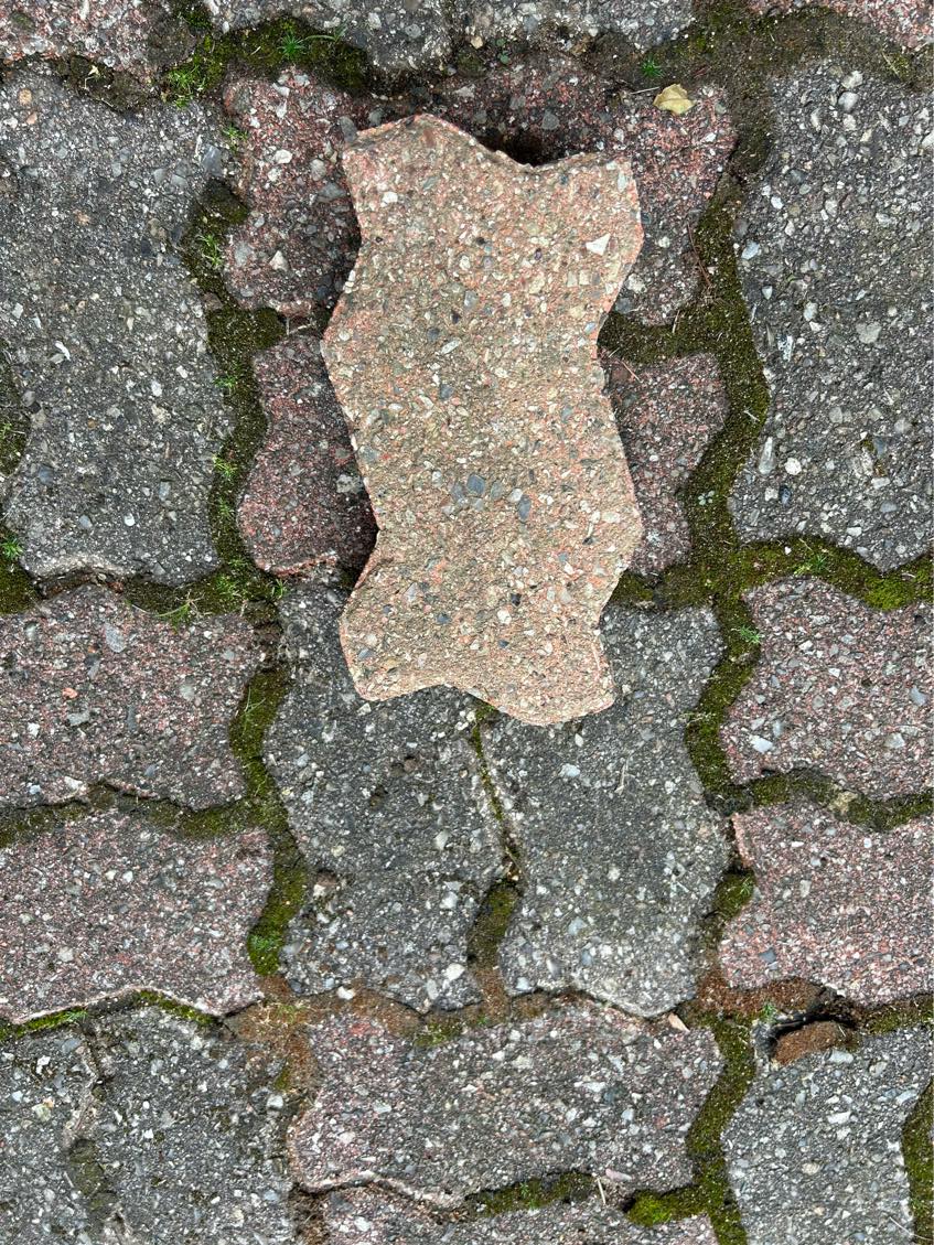 Lægge sten omkring brønd