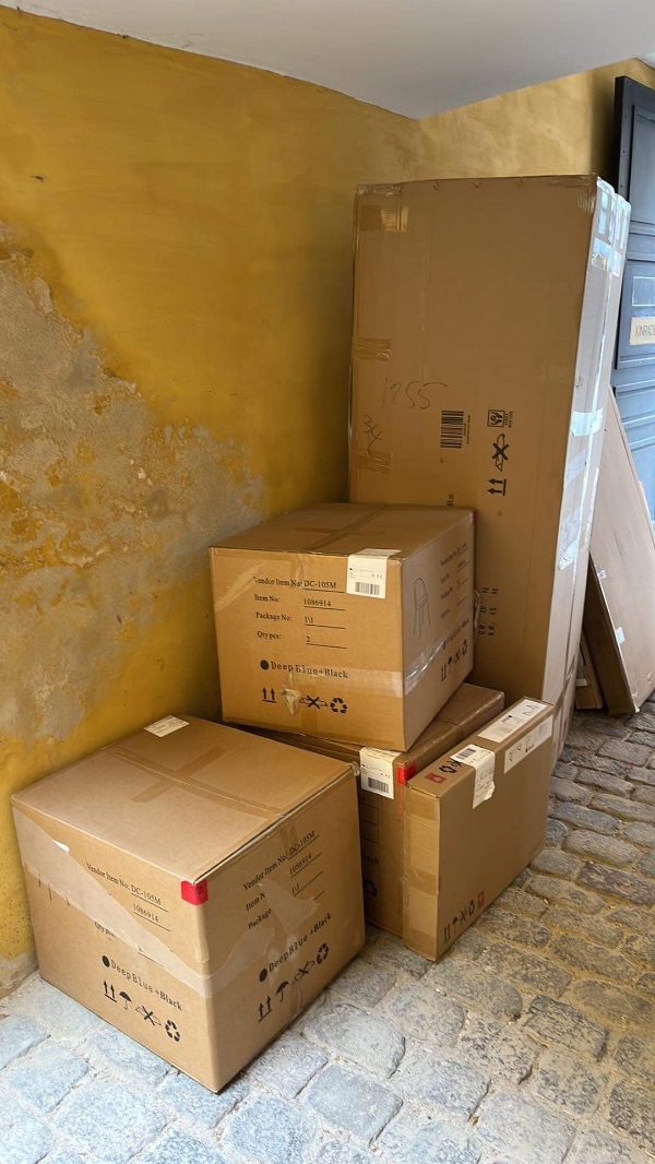 Bære Kasser med møbler op til 6. sal