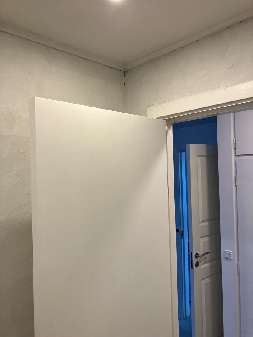 Hjælp til spartling af vægge på badeværelse