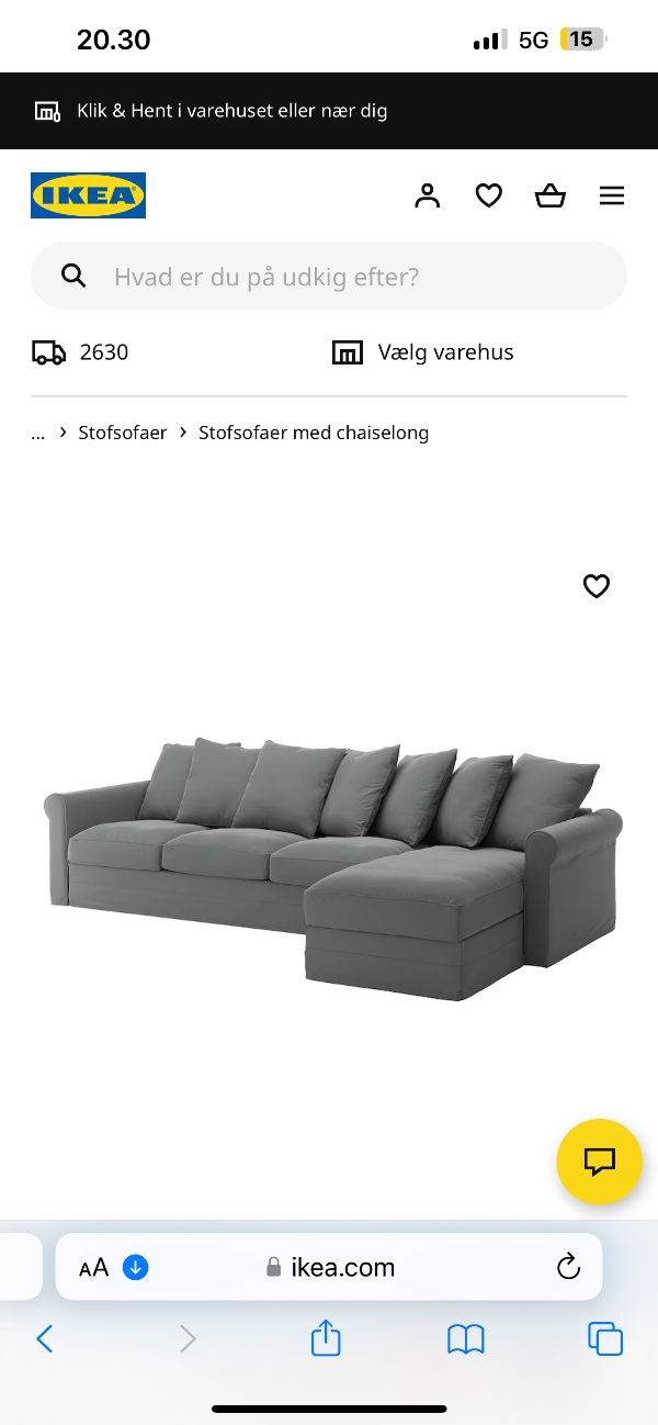 Opbevaringsseng fra Jysk og opbevaringssofa fra Ikea