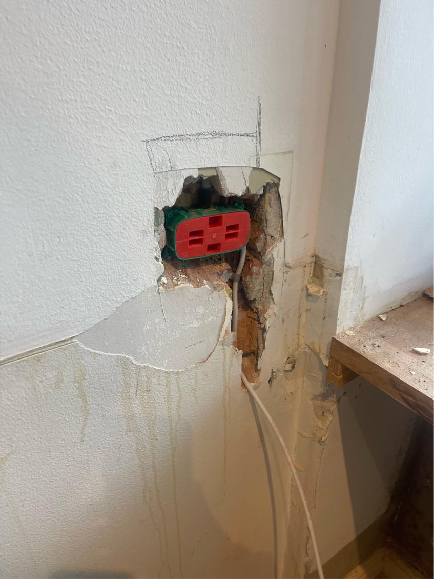 Reparation af filt på vægge