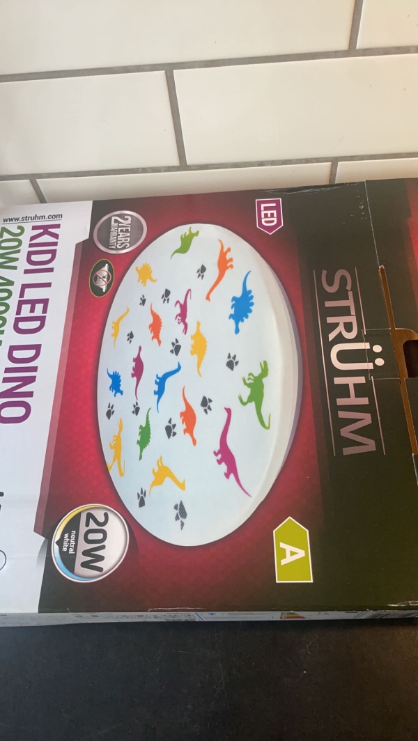 Installation af en loftslamper