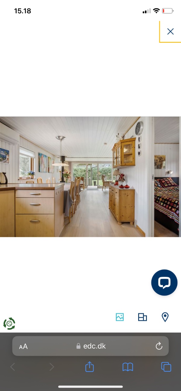 Male vægge i sommerhus indvendig