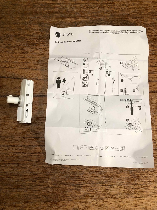 el sætte adapter på ph lampe