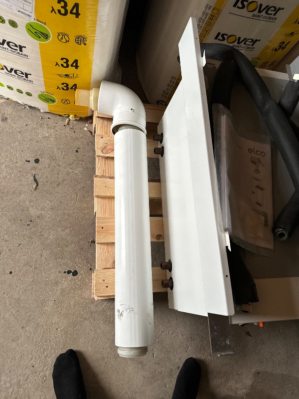 Montering af brugt gasfyr