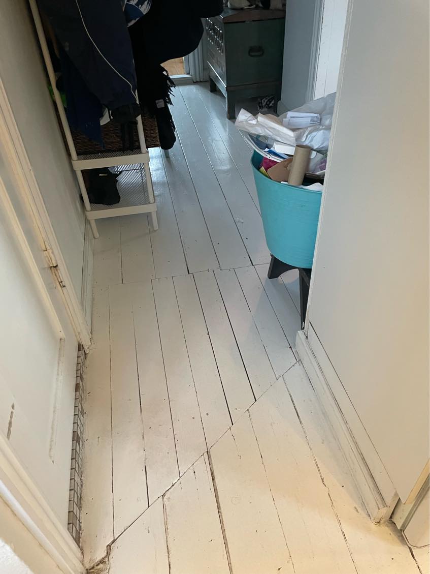 Maling af gulv - ca 50 m2