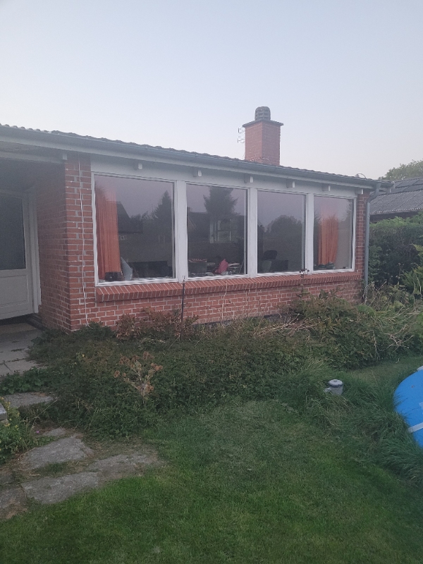 Filsning af ydermur ca. 75 kvm.